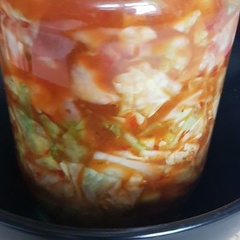 First batch of Kimchi brewing!